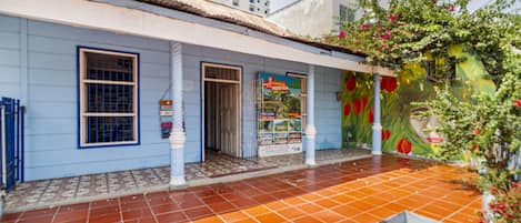 Fassade der Unterkunft