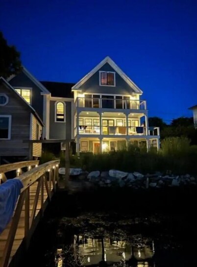 The Sea Eagle - Luxury 5 BR Waterfront Home in Boothbay Harbor with private dock