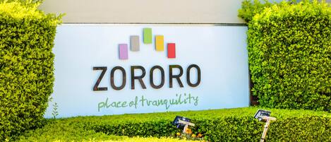 Fachada da propriedade