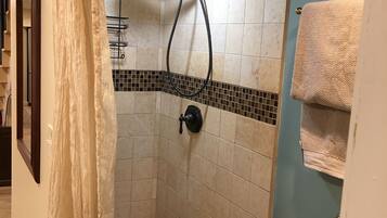 Towels, soap, toilet paper