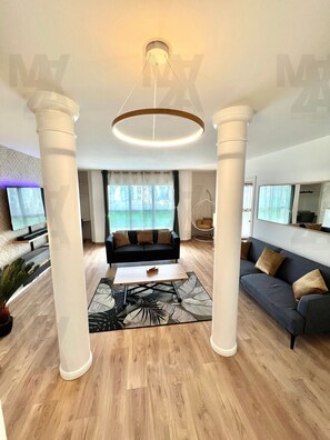 TV connectée, cheminée