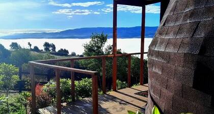 Domo Entre Nubes Vista al Lago