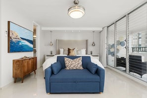 1 chambre, fer et planche à repasser, lit parapluie, Wi-Fi