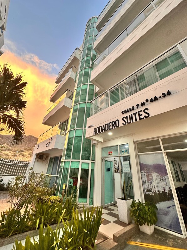 Façade de l’hébergement