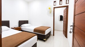 Chambres insonorisées, draps fournis