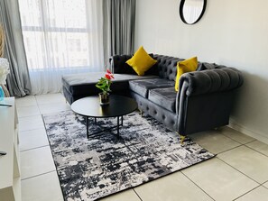 Living area - Cosy Pretoria Apartment 
Home away from home.  (Pretoria)