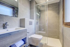 Shower, hair dryer