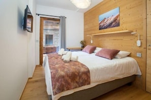 1 bedroom, WiFi, bed sheets - Ground floor, terrace, tv, 42m², Morzine (Morzine)