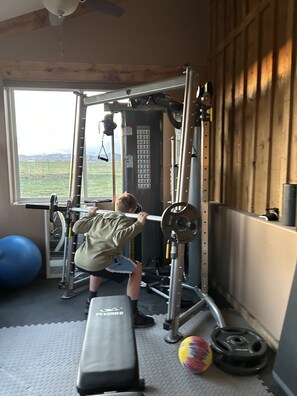 Fitness facility - MTN Bliss: La Plata Views, 6.5 Miles to Main St, & Full Gym. Barnominum Retreat (Durango)