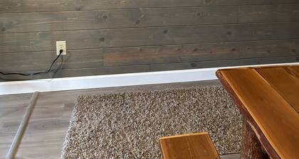 Primitive cabin with additional camping room