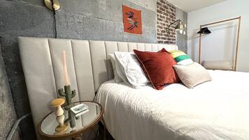 2 bedrooms, iron/ironing board, travel crib, WiFi