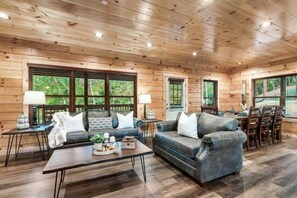 TV connectée, cheminée, jeux vidéo