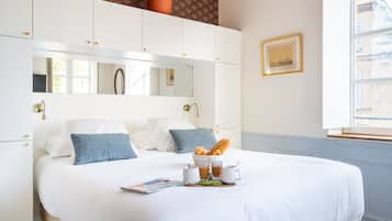 Deluxe Double Room, Ensuite | 1 bilik tidur, cadar kapas Mesir, peralatan tempat tidur premium