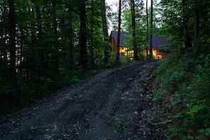 Exterior - Pine Lane is your cozy, pet-friendly escape -w/ hot tub, fire pit, & peaceful vibes near Mohican (Butler)
