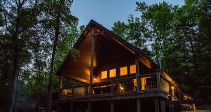 Pine Lane is your cozy, pet-friendly escape -w/ hot tub, fire pit, & peaceful vibes near Mohican