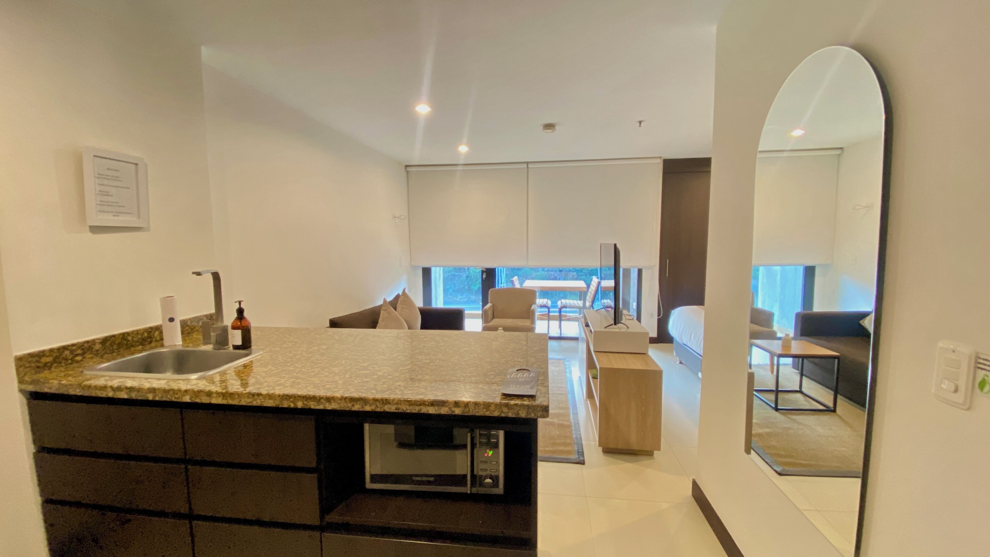 business studio suite | living area