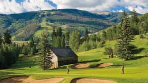 Golf - Charlie's Slopeside: Bear Paw, Ski-In/Out, Sleeps 8, Bachelor Gulch + Ritz Pool & Hot Tub Access (Beaver Creek)