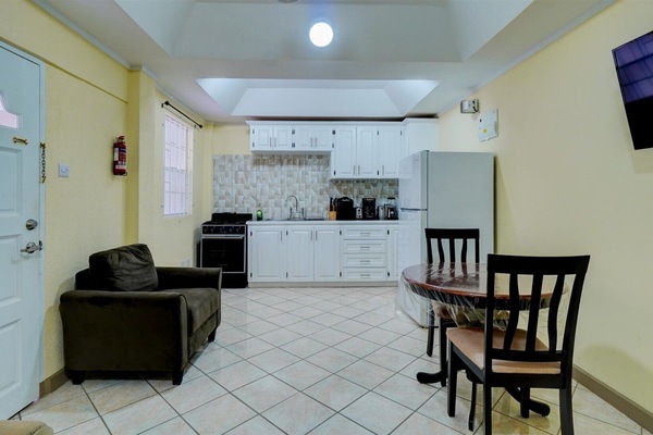 Sitting/Dining area with view of Kitchen