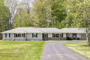 Exterior - Birch House | Sauna, Nursery + Pet-Friendly | Private Grand Traverse Bay Access (Suttons Bay)