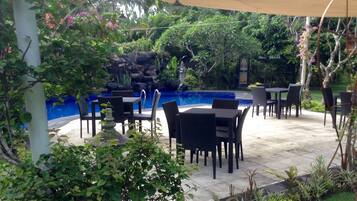 Villa, 1 Bedroom, Smoking, Balcony | Pool | Outdoor pool