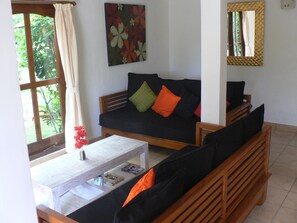 Villa, 1 Bedroom, Smoking, Balcony | Lounge - Villa Tenganan, Kura Kura Villas, Candidasa, Bali (Karangasem)