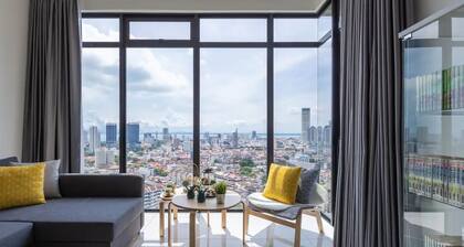 9 min drive to city, Hightfloor city view, rooftop pool, H&C Water Purifier