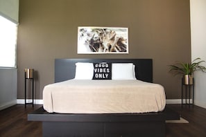 1 chambre, fer et planche Ă repasser, Wi-Fi, draps fournis