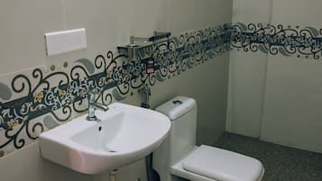 Serviettes fournies, savon, papier toilette