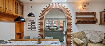 Ferienhaus 'Vogelsberger Bett Köddingen' mit privater Terrasse, privatem Garten und WLAN