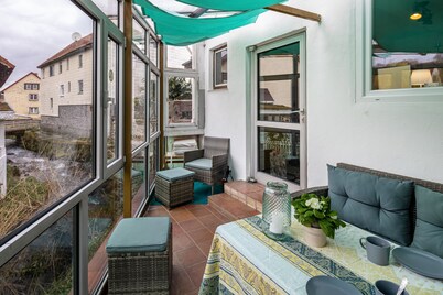 Casa de vacaciones 'Vogelsberger Bett Köddingen' con terraza privada, jardín privado y Wi-Fi