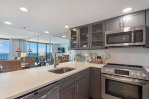 Fridge, microwave, oven, stovetop - One Seagrove Place 1706 (Santa Rosa Beach)