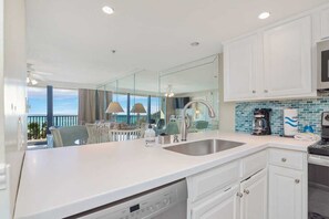 Fridge, microwave, oven, stovetop - One Seagrove Place 0201 (Santa Rosa Beach)