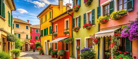 Apartment, 2 Schlafzimmer, Balkon, Gartenblick | Außenbereich