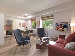 Living room - A Luxurious 1BR Kolonaki Haven (Athens)