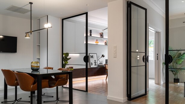 Unclassified image, 1 of 27, button - High-end Renov Apt With an Über Office (Athens)