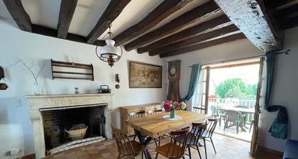 Charming Cottage Near Sancerre with Terrace, WiFi, and Secure Garage