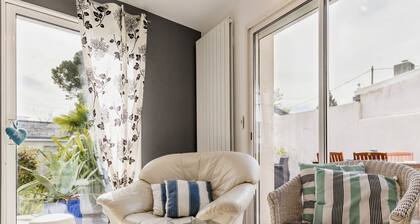 Gßte charmant à Guérande: 3 ch., jardin clos, proche plages et commerces, parking privé, wifi inclus