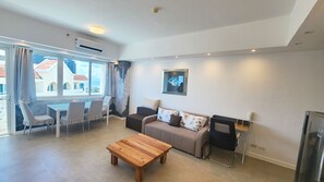 Smart-tv och en stereo