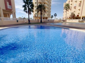 Pool - Penthouse with BBQ and views over the Marina (La Manga del Mar Menor)