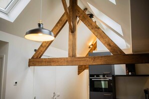 Fridge, microwave, oven, stovetop - Spectacular 70m² Penthouse with Terrace (R-51-C) (Eindhoven)