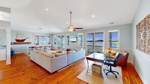 Smart TV - 100 Ocean Blvd-Oceanfront, Pool, views of Ocean, Breach Inlet & Marsh! (Isle of Palms)