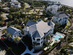 Exterior - 100 Ocean Blvd-Oceanfront, Pool, views of Ocean, Breach Inlet & Marsh! (Isle of Palms)