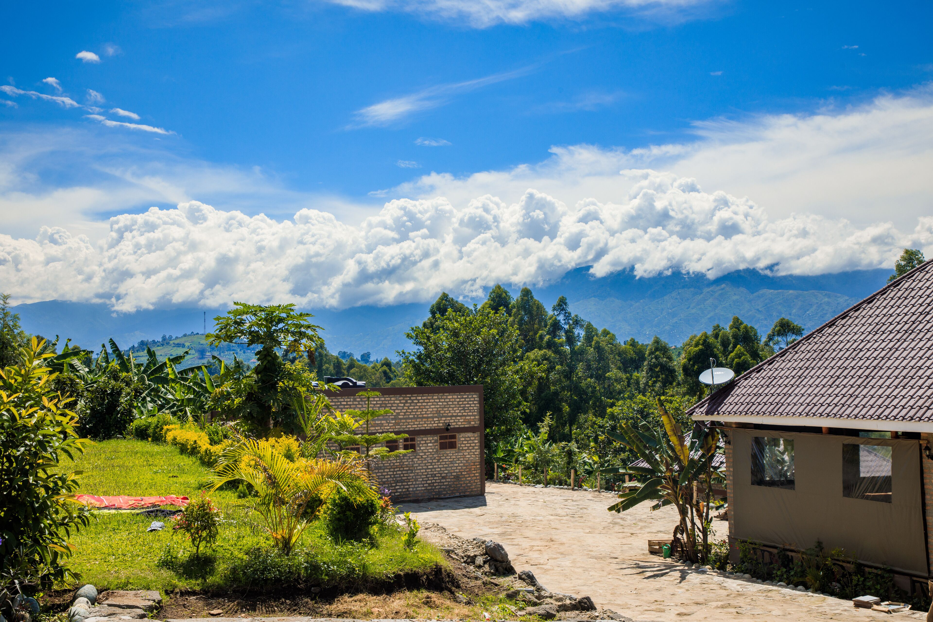 Majoituspaikan julkisivu