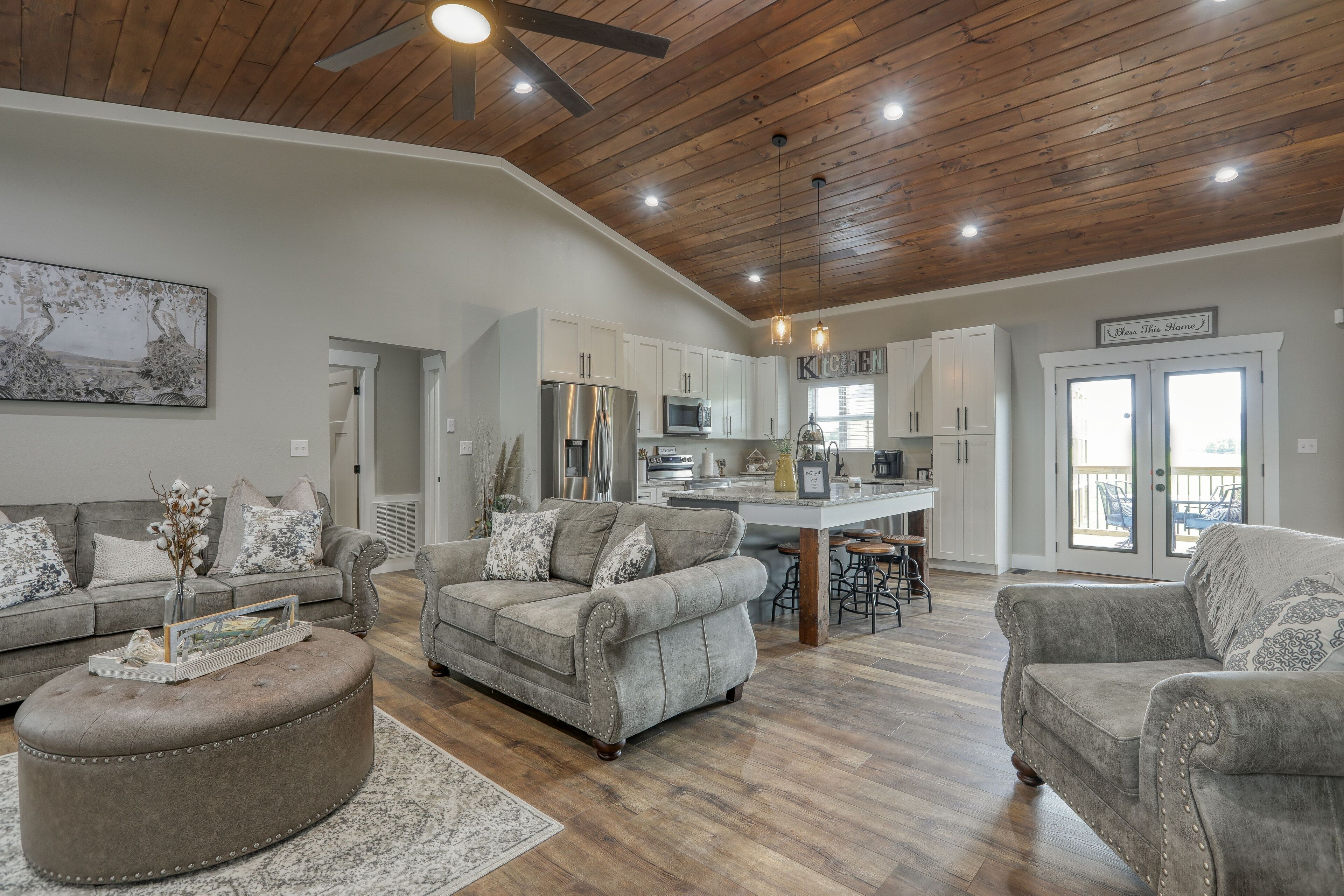 Cabaña, 3 habitaciones | Zona de estar