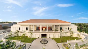 Façana frontal de l'allotjament