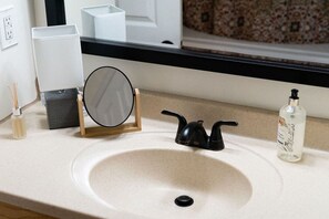Hair dryer, towels