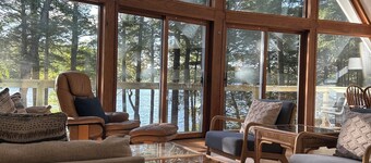 Lakeside Chalet w/ dock and King bed!