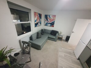 Living area - One bedroom flat centrally located.  (Woburn Sands)