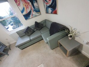 Living area - One bedroom flat centrally located.  (Woburn Sands)