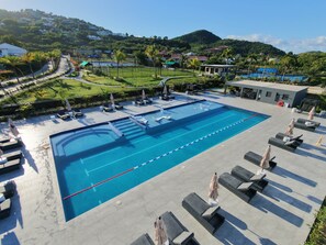 Pool -  Luxury Waterfront Villa 249C South Beach (Jolly Harbour)